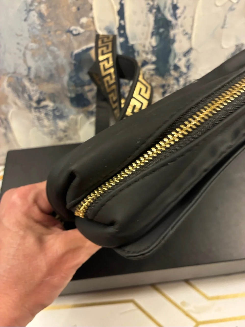 Genuine Versace Promotional Parfum  Medusa Logo Shoulder Bag